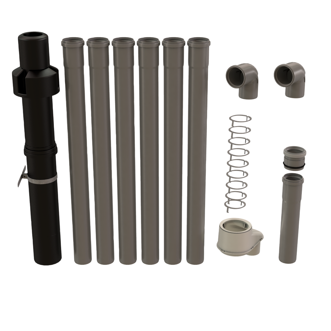 3" Single Wall Quick Kit Roof Termination