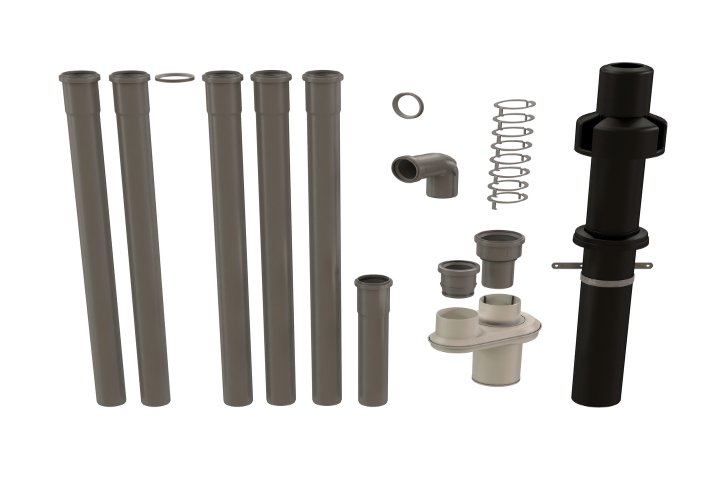Image of 2" Single Wall Quick Kit Roof Termination