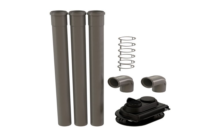 Image of 2" Single Wall Quick Kit Low Profile Wall Termination