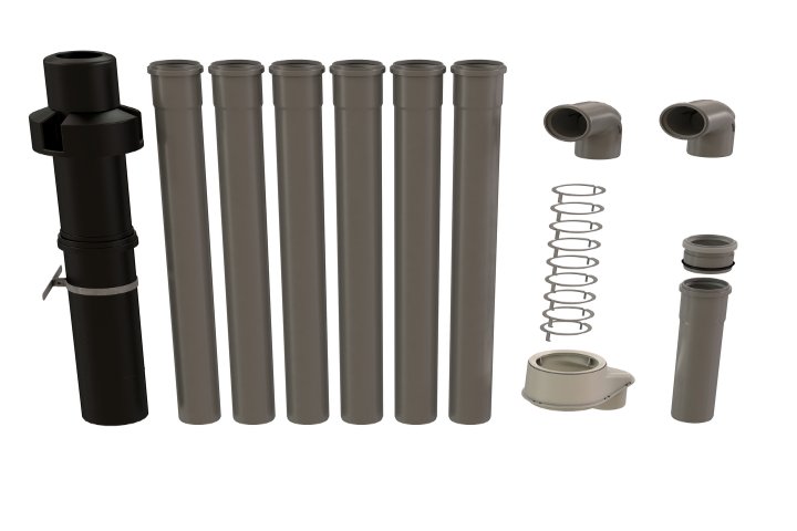 Image of 3" Single Wall Quick Kit Roof Termination